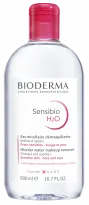 BIODERMA productfoto, Sensibio H2O 500ml, micellair water voor gevoelige huid