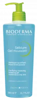 BIODERMA photo produit, Sébium Gel moussant 500ml  gel nettoyant peau grasse